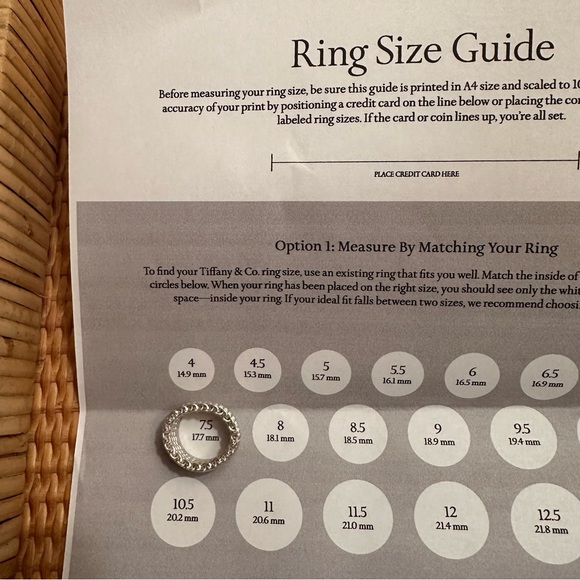 TIFFANY & CO. Somerset Sterling Silver Ring - Picture 15 of 15